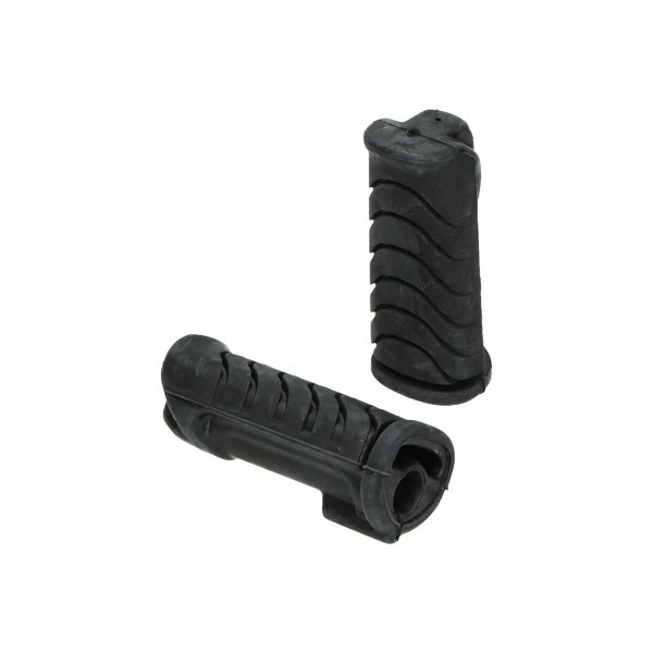 voetsteunrubberset DMP 13mm zwart puch maxi, fox, puch