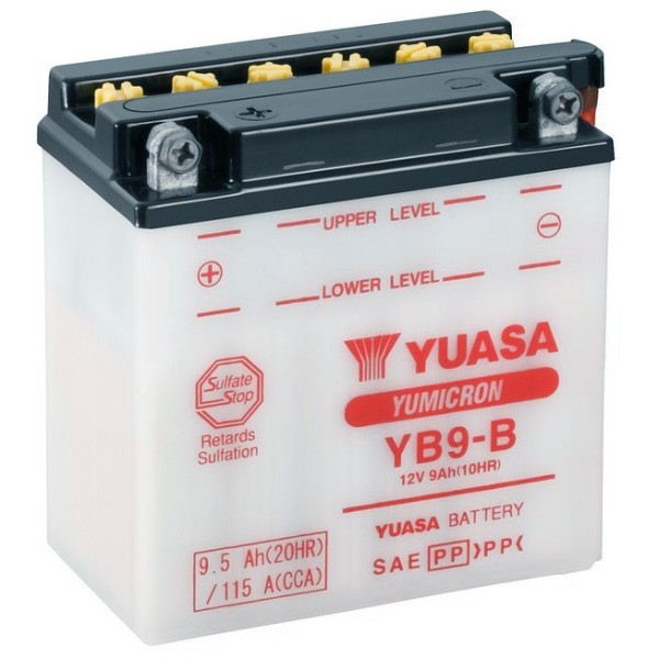 accu yuasa yb9-b 9amp fly 4t, liberty 4t, lx 4t, lxv, runner 180cc
