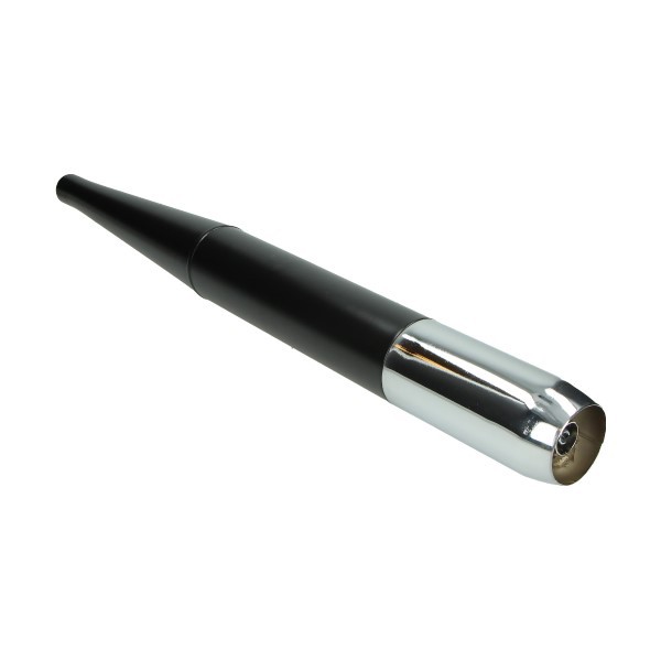 uitlaat mod. losse a-stuk demper (made in EU) 32mm zwart/chroom universeel