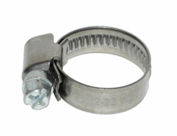 slangklem 12-22mm rvs 10pcs