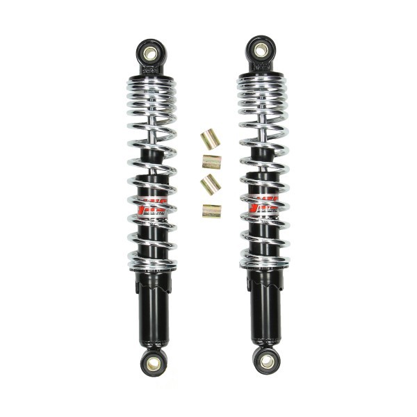 schokbrekerset yss pro-x serie dubbel hydraulisch 280mm zwart/chroom camino, citta, puch maxi, tomos
