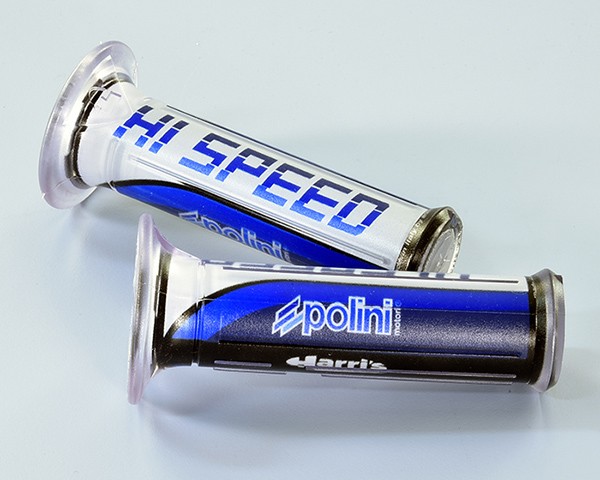 handvatset polini hi-speed blauw/wit 341.0033