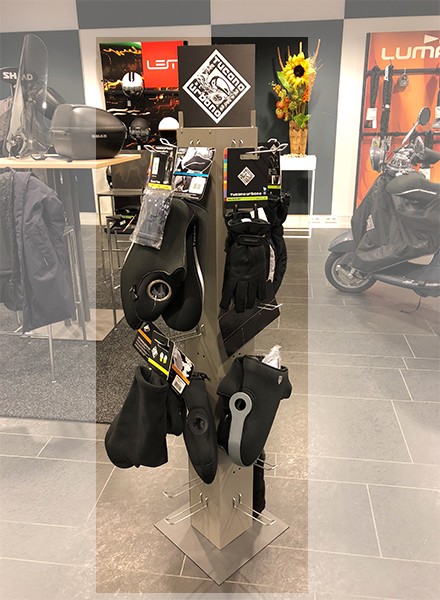 winkeldisplay tucano handschoenset