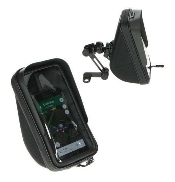 houder shad telefoon waterdicht spiegelbevestiging met opbergbakje shad 180x90