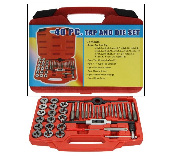 tapset tap en snijset 40-delig unique
