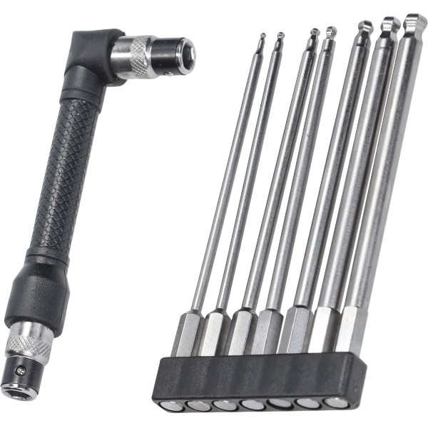 gereedschap inbus set bolkop 1.5 t/m 6 8-delig