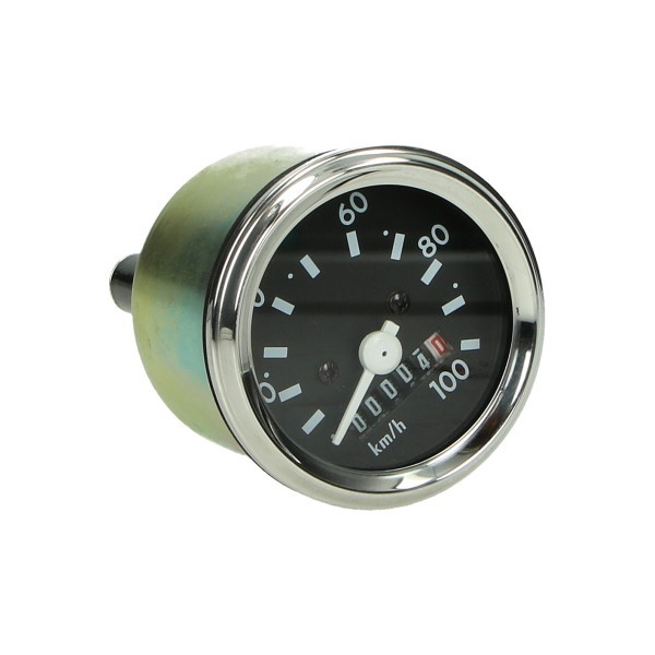 km tellerklok 100km/u chroom ring Honda 60mm camino, simson