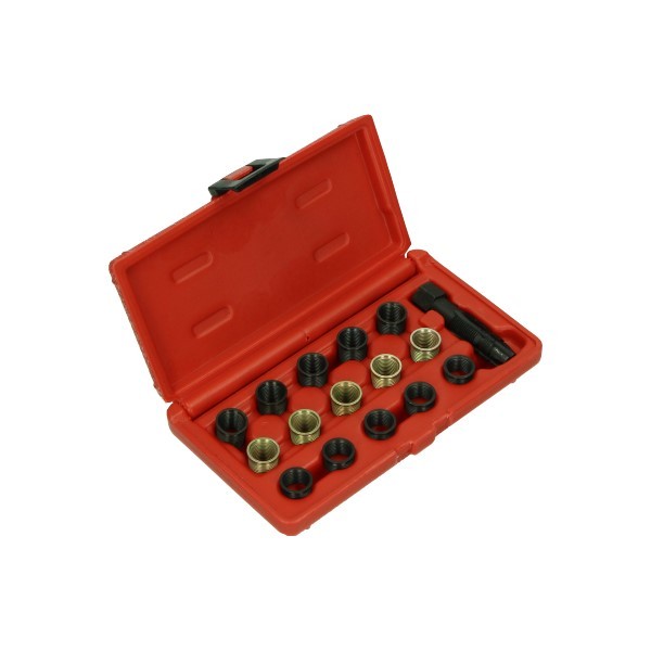 gereedschap DMP reparatieset bougiegat (B) 14mm 16-delig universeel