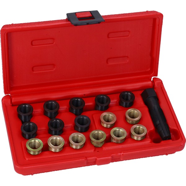 gereedschap DMP reparatieset bougiegat (D) 12mm 17-delig universeel