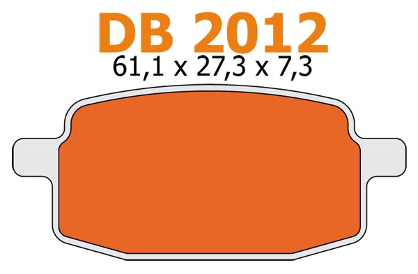 remblokset delta voor arriva, baotian, big max, BTC Old Classic, dax, monkey, scorza, v-clic db2012