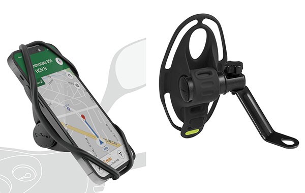 houder Bone telefoon Iphone houder tie 4 zwart bromfiets, fatbike, motor