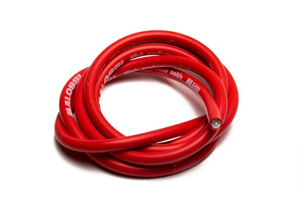 bougie malossi kabel universeel 50cm 7mm rood 2219144b