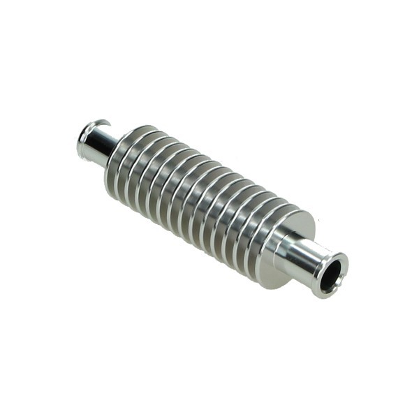 radiateurslang DMP koelpijp aluminium zilver bromfiets