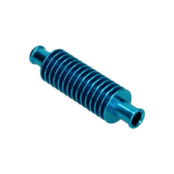 radiateurslang DMP koelpijp aluminium blauw bromfiets