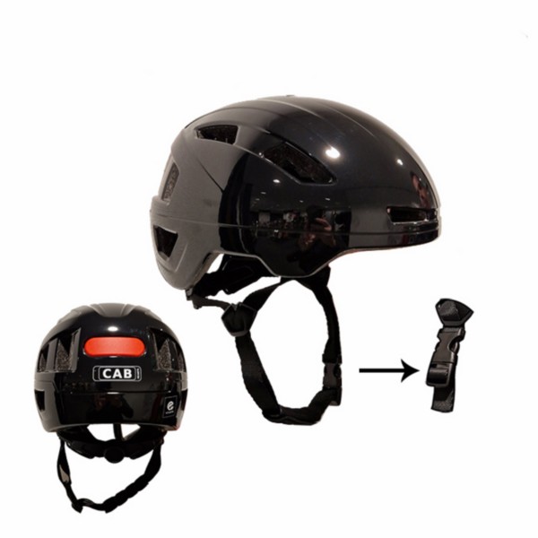 helm CAB pedelec/snorfiets NTA-8776 keur safety S/M 52/57 zwart glans fatbike