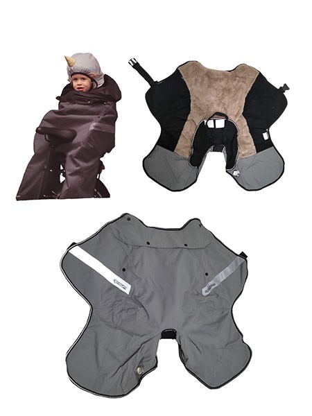 beenkleed Taac thermoscud voor kinderzitje grijs b015
