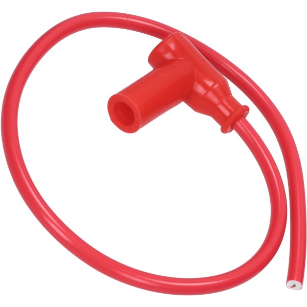 bougiekap + kabel silicone (B) rood univ