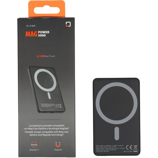 powerbank optiline magsafe power 5000 compatibel met magnetic case 91809