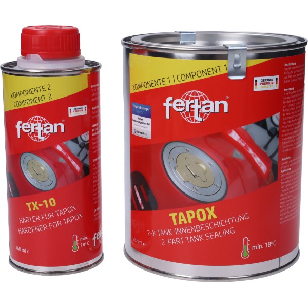 coating benzinetank fertan tapox 285ml+160ml 3330874