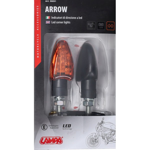 knipperlicht lampa e-keur led 12v arrow 90091