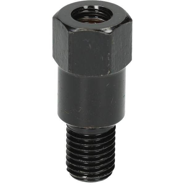 adapter lampa spiegel universeel m8 rechts naar m10 links draad zwart 90151