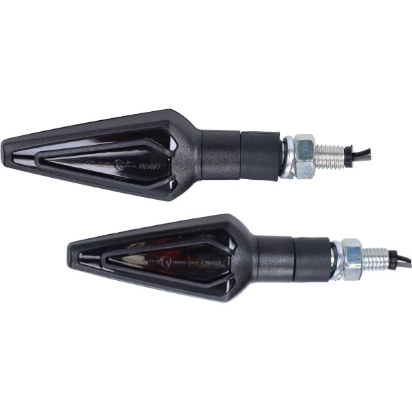 knipperlichtset lampa universeel e-keur led 10w zwart/smoke 90507