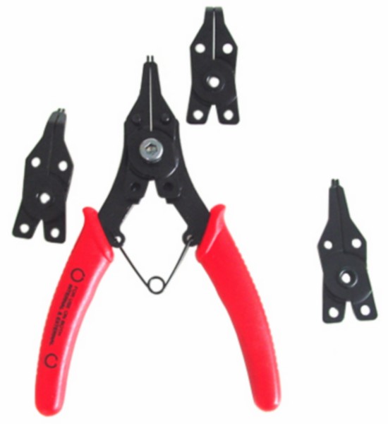 gereedschap borgveertang + 4 koppen