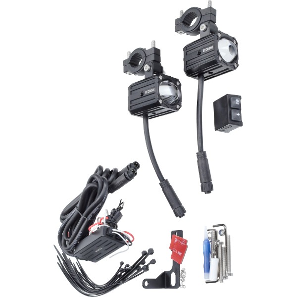 verlichtingsset led 12V50W draadloos 2pcs bromfiets, motorfiets, scooter rb-max