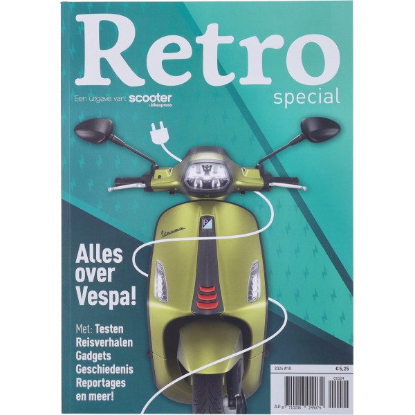 accessoire tijdschrift vespa retro special 2024=op=op