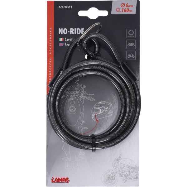 kabel lampa slot universeel 160cm spiraal 6mm antraciet 90611