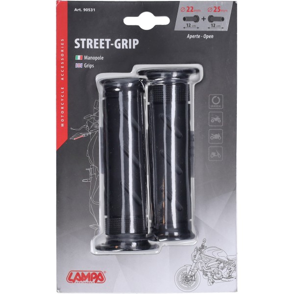handvatset lampa universeel street grip zwart 90531