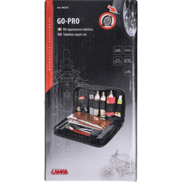 reparatieset lampa band tubeless Go-Pro 11-delig 90237