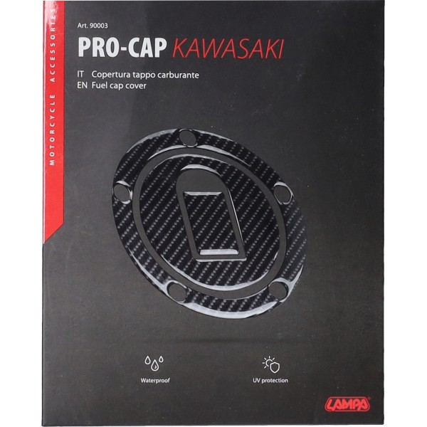sticker lampa tankdop Kawasaki carbon katana nt 90003