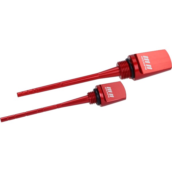 oliepeilstok Moto-Nostra set rood gts 125cc, gts 250cc, gts 300, vespa=op=op