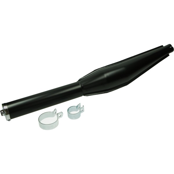 uitlaat cross (made in EU) 32mm zwart kreidler, zundapp