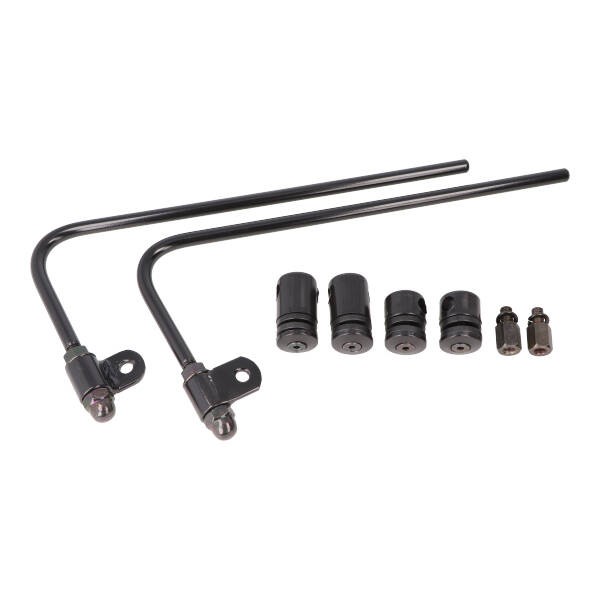 windscherm Regia bevestigingset (made in EU) (voor 124195/124196) zwart La Souris E-ID S6, Segway E110
