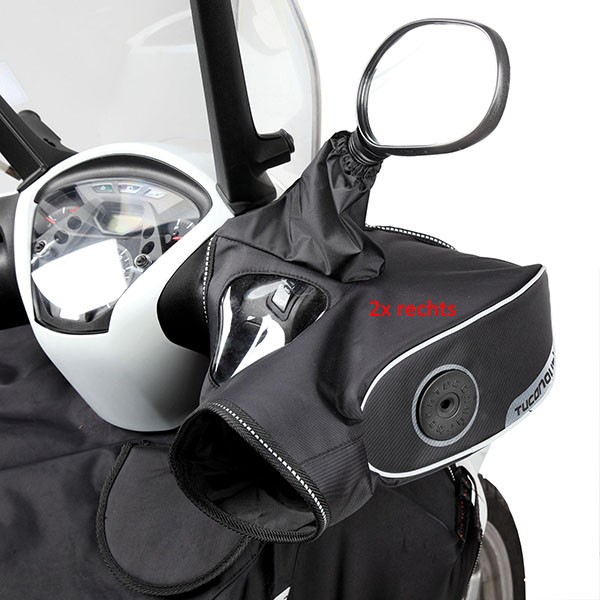 handmofset tucano motor & maxiscooter !!2x rechts in verpakking!! zwart univ r334