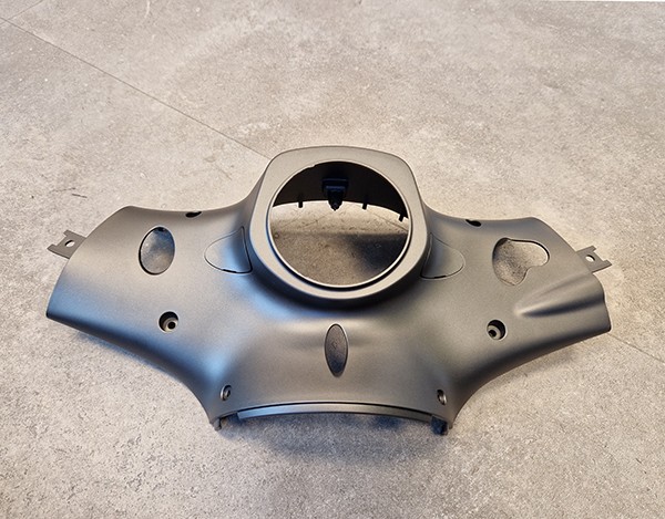 stuurkap Piaggio origineel boven !!SCHADE!! zwart lucido 94 sprint 1b00007100090
