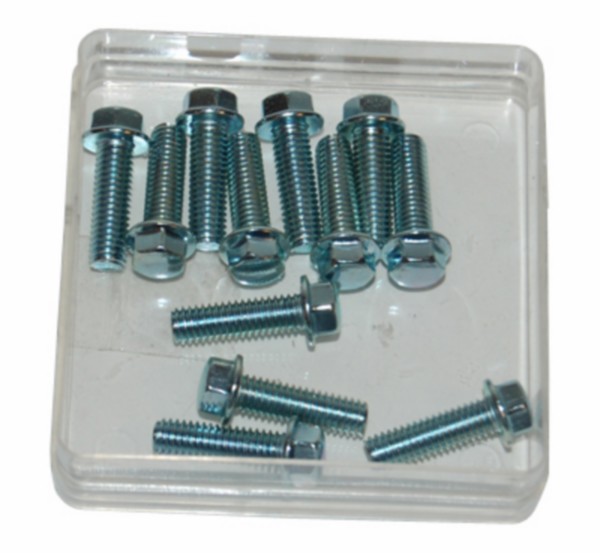 bout + flens 8mm kop m6x20mm 12pcs