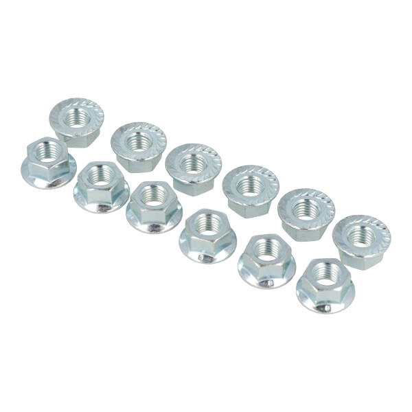 moer + flens m10x1.25 12pcs honda