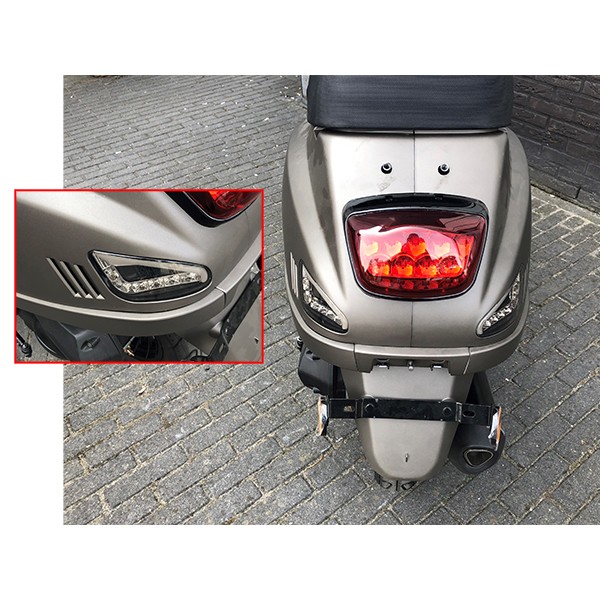 knipperlichtset DMP led matrix E-keur achter smoke tube audi look china lx/napoli, gts toscana, riva, vx50