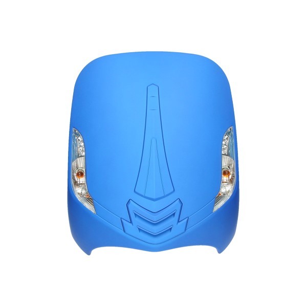 voorscherm + knipperlichten new style blauw mat BTC Riva, gts toscana, La Souris Sourini, vx50