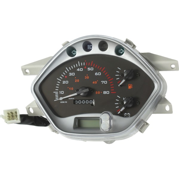 km tellerset euro-4 ronde koplamp BTC Felice, china lx/napoli, gts toscana, BTC Riva, vx50