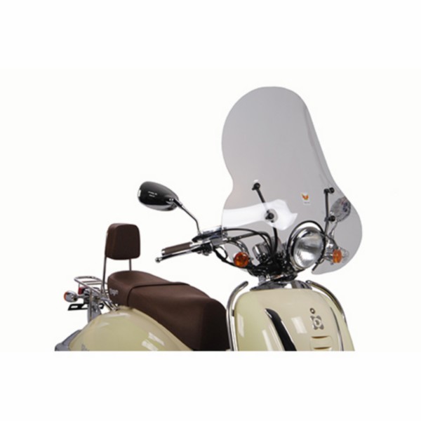 windscherm isotta met bevestigingsset hoog agm/btc helder agm Retro, grande retro