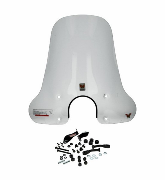 windscherm isotta met bevestigingsset hoog ronde koplamp smoke agm VX50, BTC Riva, china lx/napoli, gts toscana