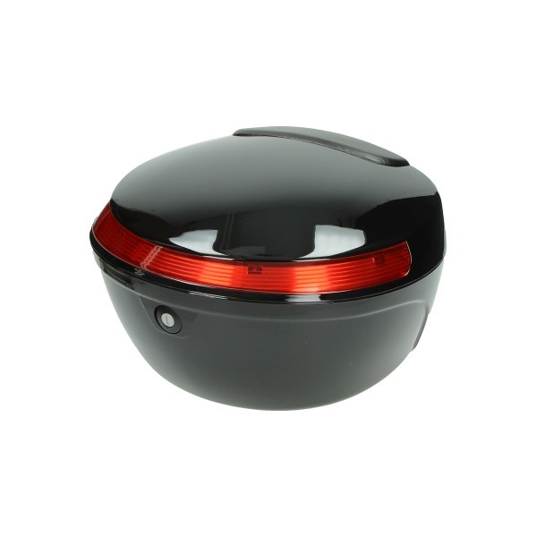 topkoffer Ecooter universeel zwart glans ecooter E1, ecooter E2