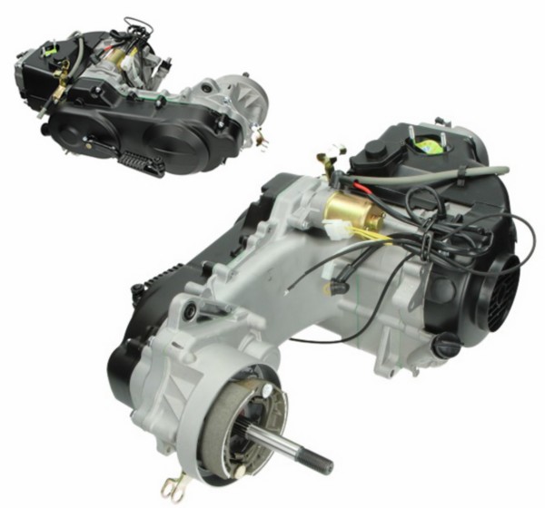 motorblok euro-4 10 inch lange as (2x schok) sco china 4t, sco gy6