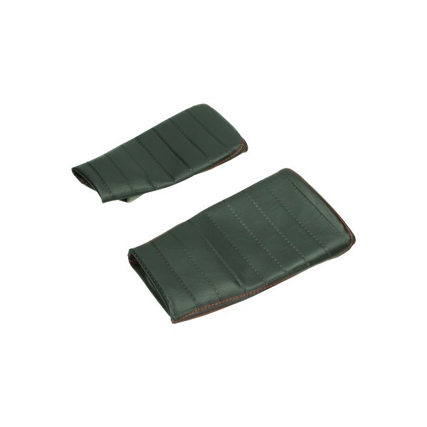 buddydekset luxe (made in EU) voor+achter zwart/rood agm Goccia=op=op
