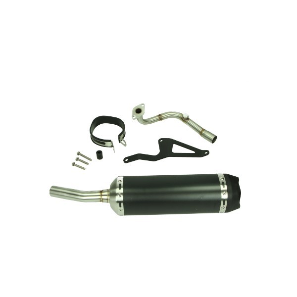 uitlaat bullet euro-4/5 racing zwart agm VX50, BTC Felice, china lx/napoli, gts toscana, La Souris Sourini, sco gy6