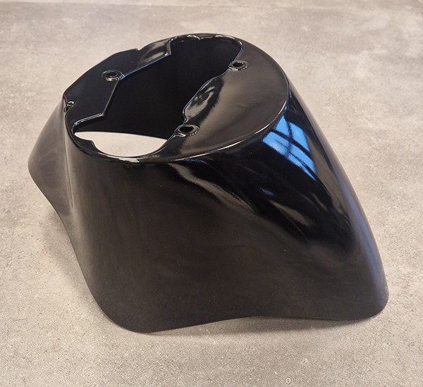 voorspatbord Piaggio origineel !!SCHADE!! zwart lucido 94 zip2000 1b00099600090